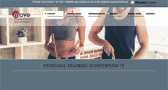 Desktop Screenshot of move-personal-training.de