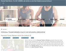 Tablet Screenshot of move-personal-training.de